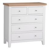 Your Home Essentials Chest of Drawers DefaultTitle Easterly White 2 Over 3 Chest of Drawers