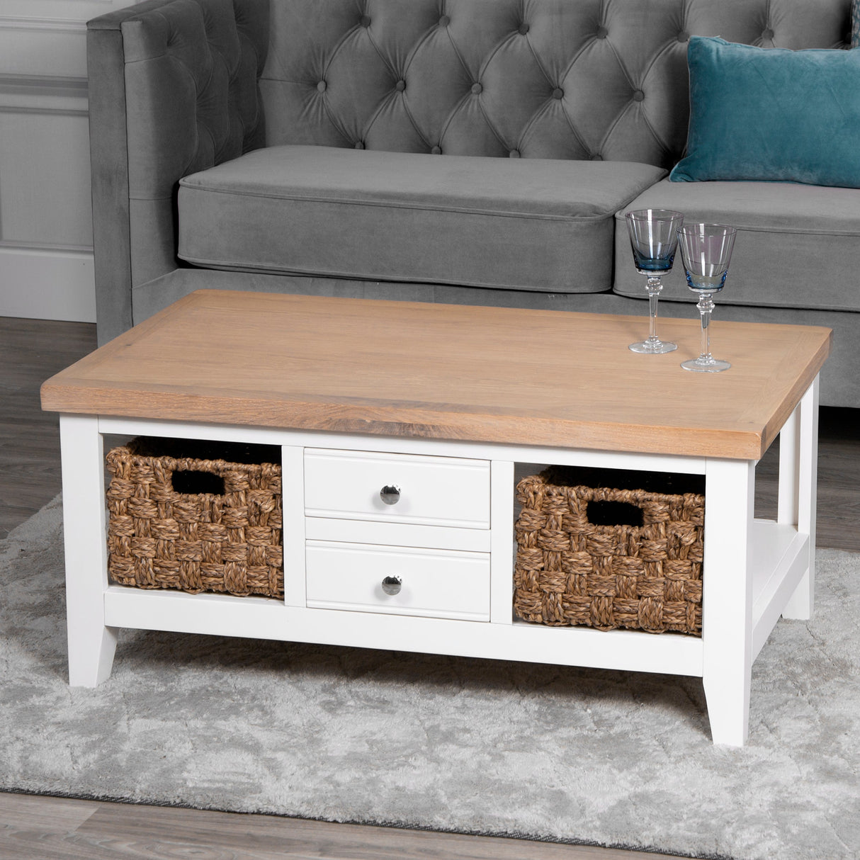Your Home Essentials Coffee Table DefaultTitle Easterly White Coffee Table
