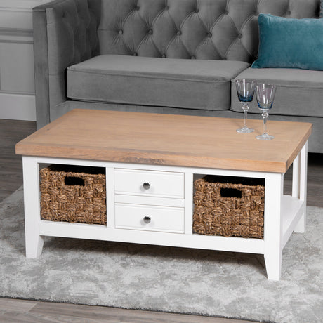 Your Home Essentials Coffee Table DefaultTitle Easterly White Coffee Table