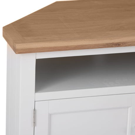 Your Home Essentials TV Unit DefaultTitle Easterly White Corner TV Unit