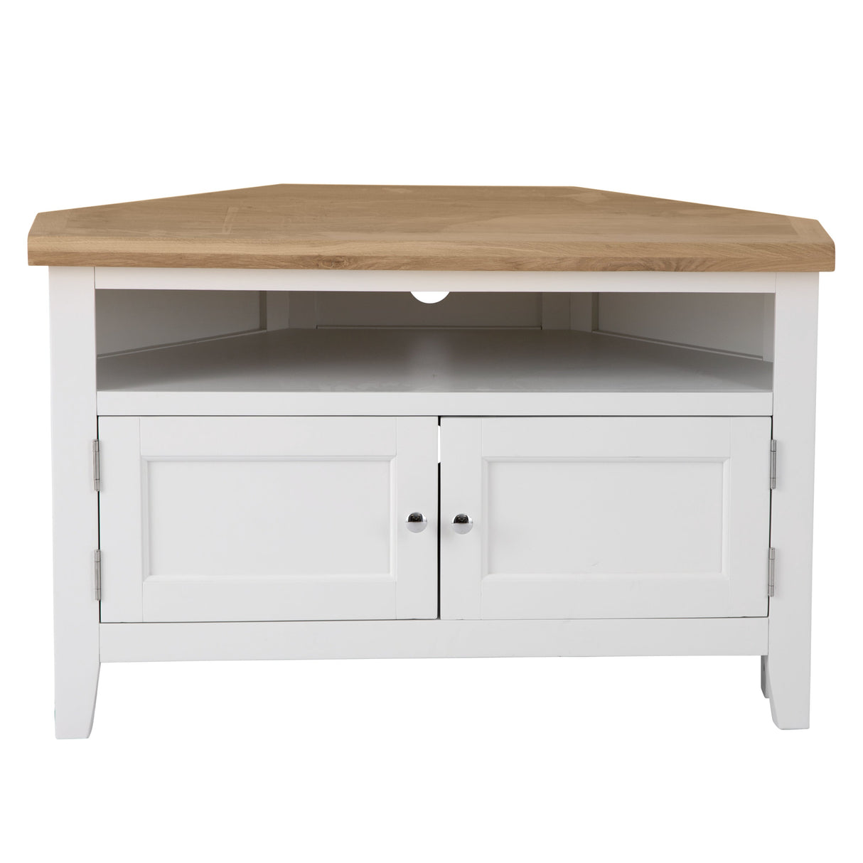 Your Home Essentials TV Unit DefaultTitle Easterly White Corner TV Unit