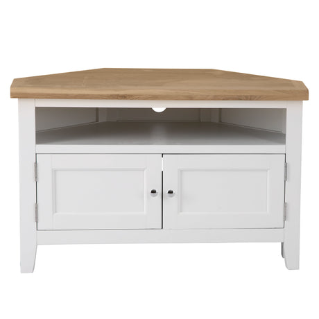 Your Home Essentials TV Unit DefaultTitle Easterly White Corner TV Unit