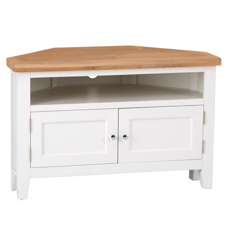 Your Home Essentials TV Unit DefaultTitle Easterly White Corner TV Unit