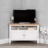 Your Home Essentials TV Unit DefaultTitle Easterly White Corner TV Unit