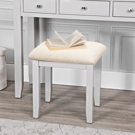 Your Home Essentials Dressing Table Stool DefaultTitle Easterly White Dressing Table Stool