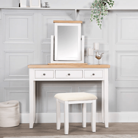 Your Home Essentials Dressing Table Stool DefaultTitle Easterly White Dressing Table Stool