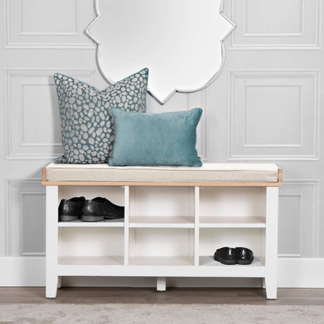 Your Home Essentials Hall Bench Easterly White Hall Bench