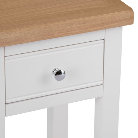 Your Home Essentials Lamp Table Easterly White Lamp Table