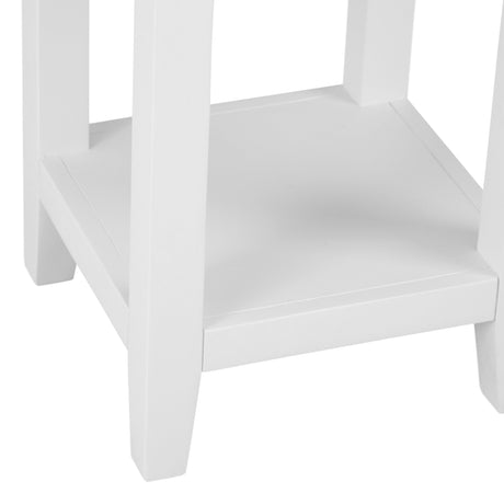 Your Home Essentials Lamp Table Easterly White Lamp Table