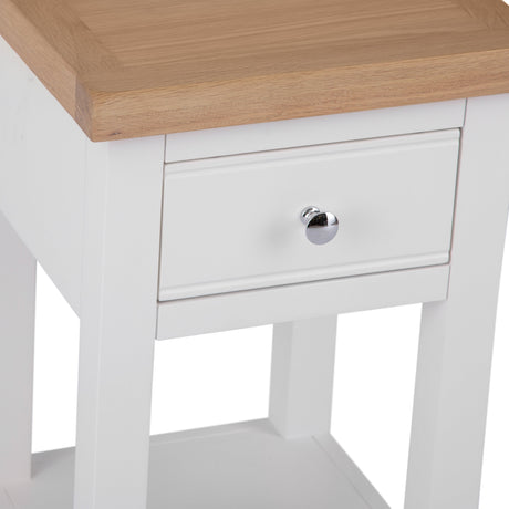 Your Home Essentials Lamp Table Easterly White Lamp Table