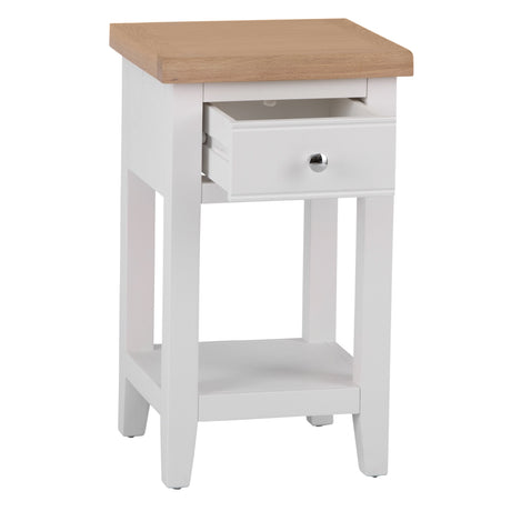 Your Home Essentials Lamp Table Easterly White Lamp Table