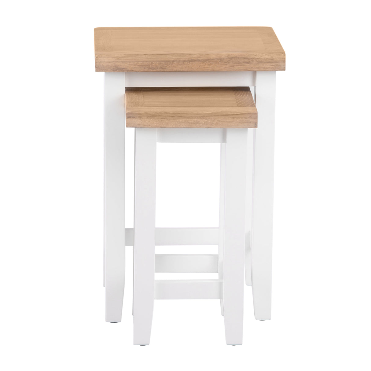 Your Home Essentials Nest of Tables Easterly White Nest of 2 Tables