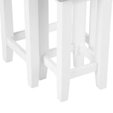 Your Home Essentials Nest of Tables Easterly White Nest of 2 Tables
