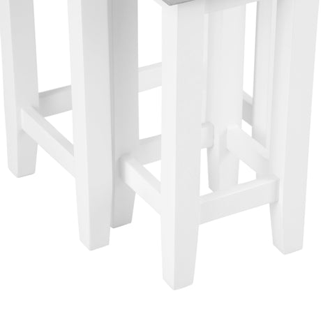 Your Home Essentials Nest of Tables Easterly White Nest of 2 Tables