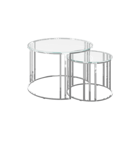 Torelli Coffee Table Set DefaultTitle Eclipse Glass Coffee Table Set