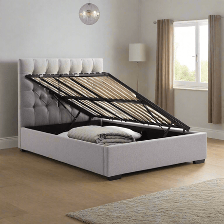 Kyoto Bed Elisa Side Lift Ottoman Bed