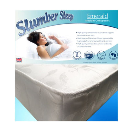 Time Living Roll Packed Mattress Emerald Orthopaedic Sprung Mattress