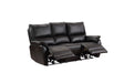 Furniture Link 3 Seater Sofa Black Esprit Electric Reclining 3 Seater Sofa