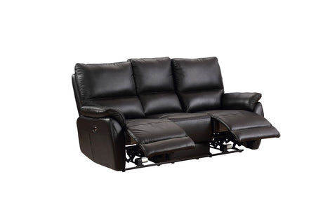 Furniture Link 3 Seater Sofa Black Esprit Electric Reclining 3 Seater Sofa