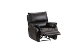 Furniture Link 2 Seater Sofa Black Esprit Electric Reclining Chair