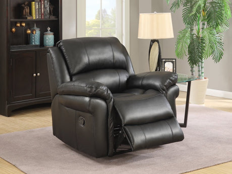 Annaghmore Recliner Farnham Annaghmore Black Leather Air Armchair