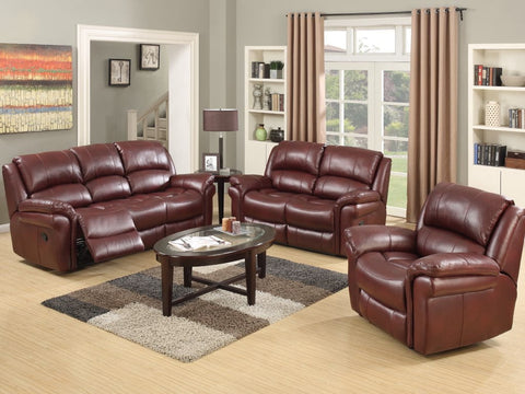 Annaghmore Recliner Farnham Annaghmore Burgundy Leather Air Armchair