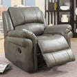 Annaghmore Recliner Farnham Annaghmore Grey Leather Air Armchair