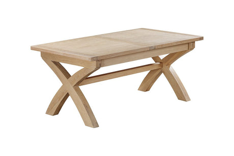 Your Home Style Dining Table Foxley Oak 180/240 Cross leg Extending Dining Table