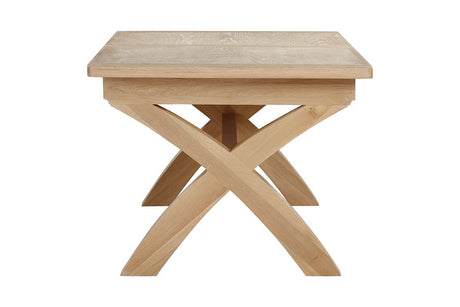 Your Home Style Dining Table Foxley Oak 180/240 Cross leg Extending Dining Table