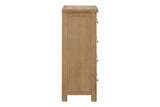 Your Home Style Chest of Drawers Foxley Oak 2 Over 3 Chest