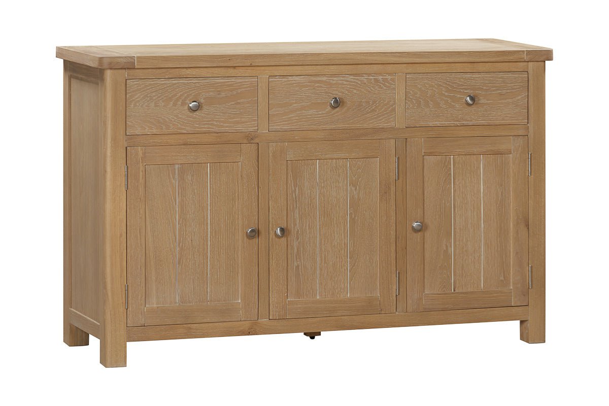 Your Home Style Sideboard Foxley Oak 3 Door Sideboard