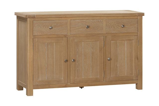 Your Home Style Sideboard Foxley Oak 3 Door Sideboard