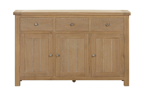 Your Home Style Sideboard Foxley Oak 3 Door Sideboard