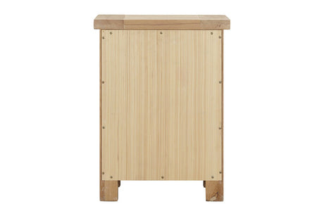 Your Home Style Bedside Foxley Oak Bedside with 3 Drawers