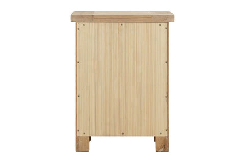 Foxley Oak Bedside with 3 Drawers