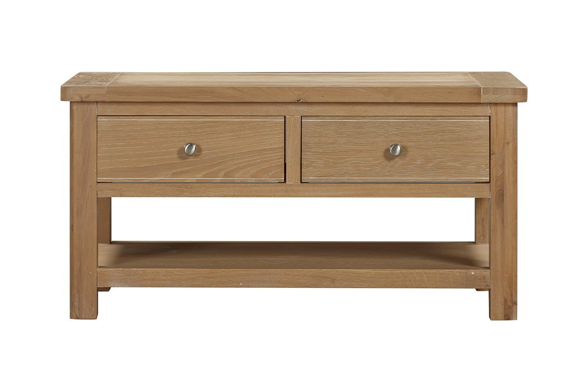 Your Home Style Coffee Table Foxley Oak Coffee Table with 2 Drawers