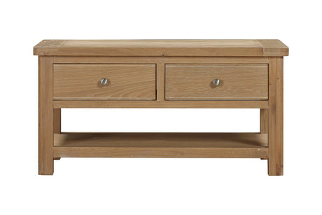 Your Home Style Coffee Table Foxley Oak Coffee Table with 2 Drawers