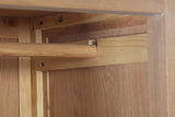 Your Home Style Wardrobe Foxley Oak Double Robe with 2 Sliding Doors & 2 Drawers
