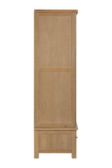 Your Home Style Wardrobe Foxley Oak Double Robe with 2 Sliding Doors & 2 Drawers