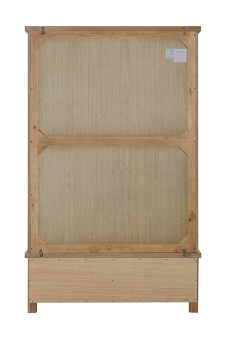 Your Home Style Wardrobe Foxley Oak Double Robe with 2 Sliding Doors & 2 Drawers
