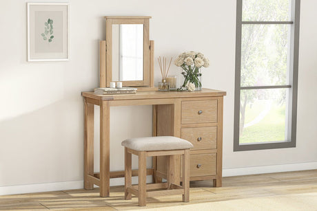 Your Home Style Dressing Table Set Foxley Oak Dressing Table Set