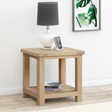 Your Home Style Lamp Table Foxley Oak Lamp Table