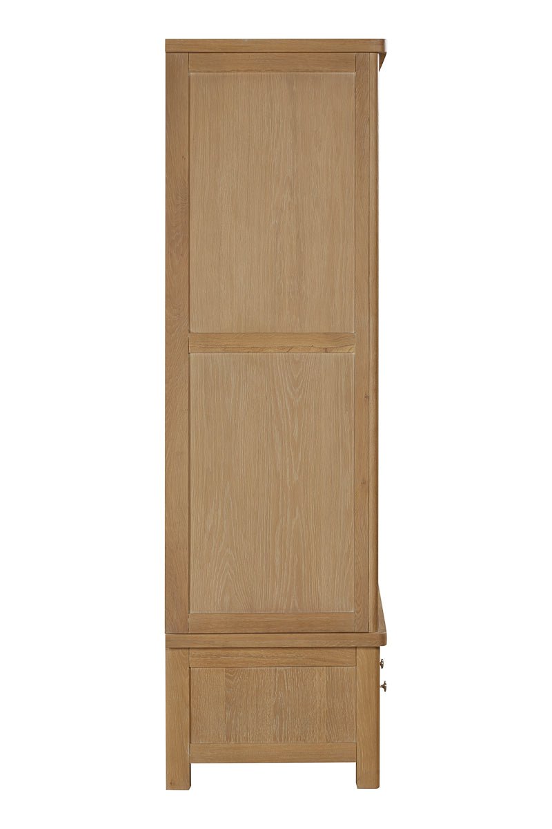 Your Home Style Wardrobe Foxley Oak Large robe with 2 Sliding Doors & 3 Drawers