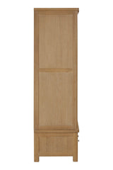 Your Home Style Wardrobe Foxley Oak Large robe with 2 Sliding Doors & 3 Drawers
