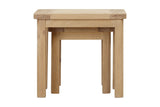 Your Home Style Nest of Tables Foxley Oak Nest of 2 Tables
