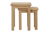 Your Home Style Nest of Tables Foxley Oak Nest of 2 Tables