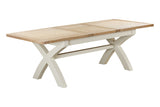 Your Home Style Dining Table Foxley Painted 180/240 Cross Leg Extending Dining Table