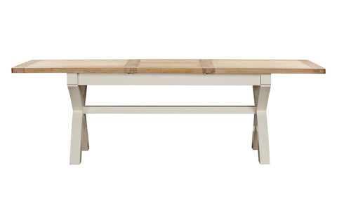 Foxley Painted 180/240 Cross Leg Extending Dining Table