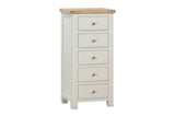 Your Home Style Chest of Drawers Foxley Painted 5 Drawer Tall Chest