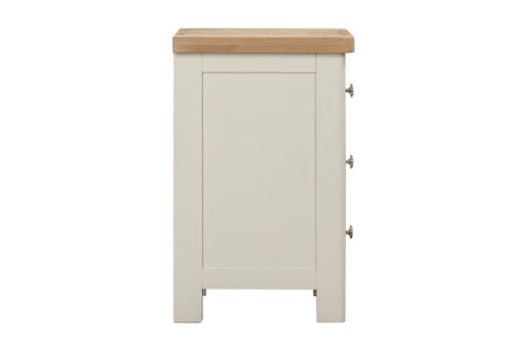Foxley Painted Bedside with 3 Drawers